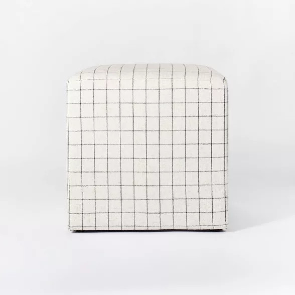 Lynwood Square Upholstered Cube - Threshold™ designed with Studio McGee | Target