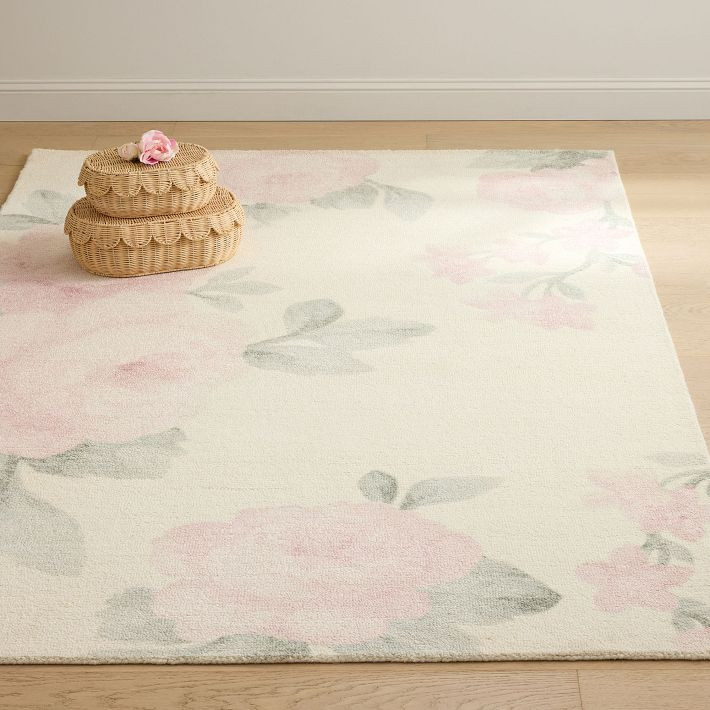 LoveShackFancy Rose Rug | Pottery Barn Teen