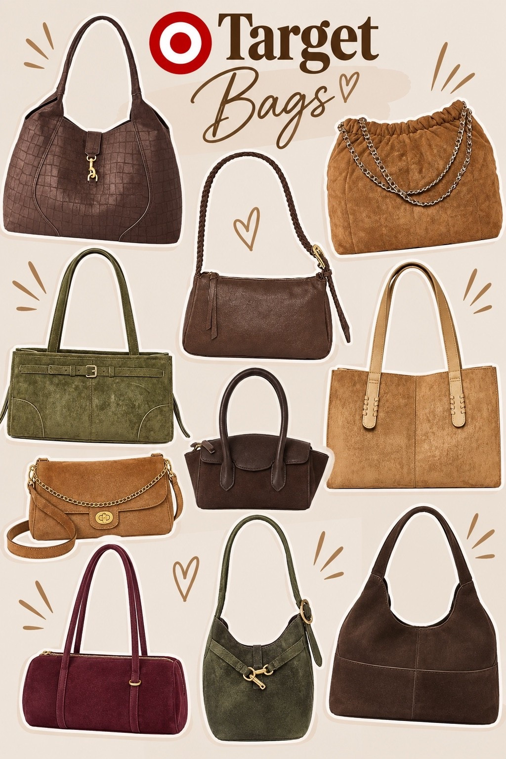 Target bags // fall handbags // totes