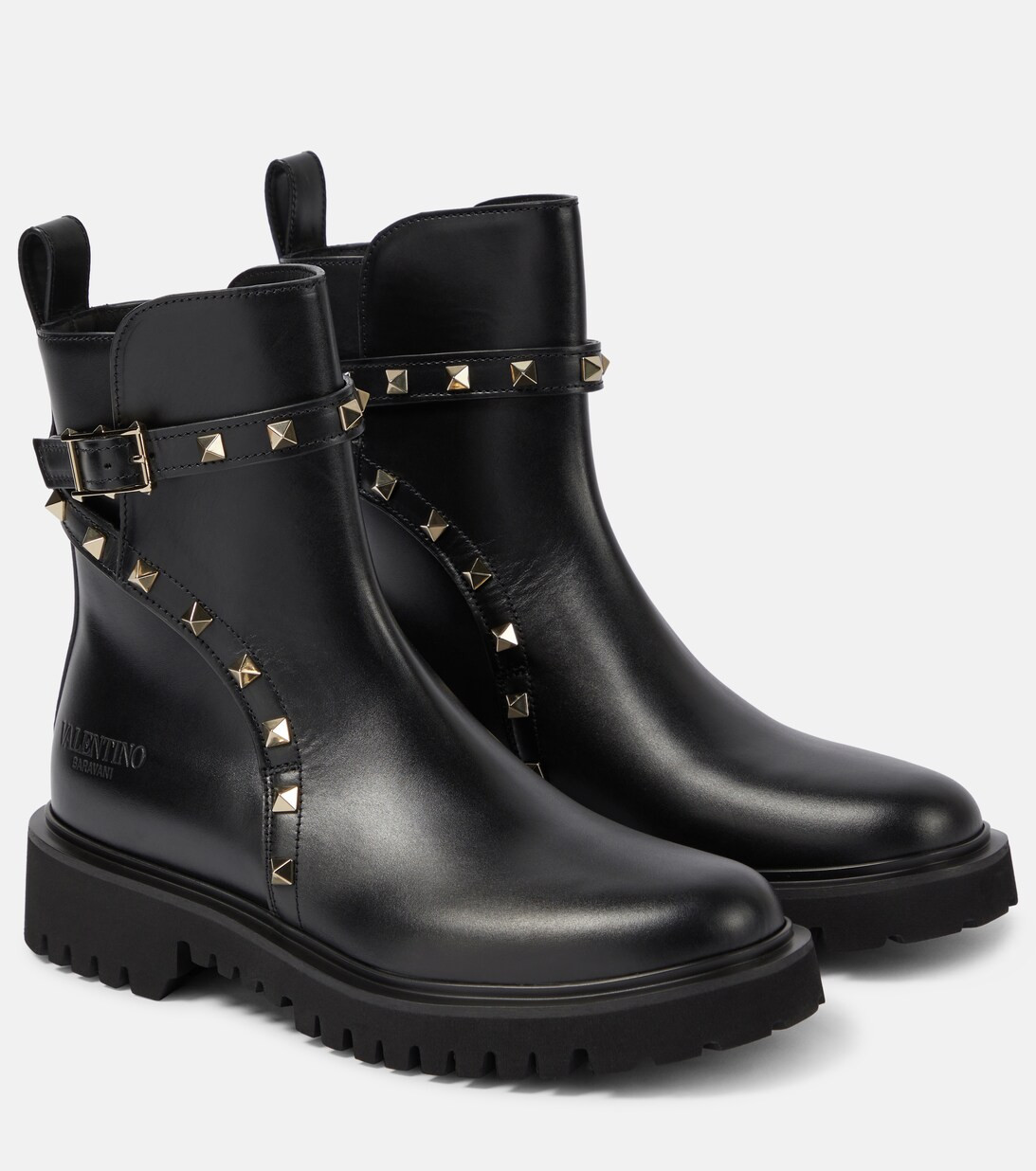 Bottines Rockstud en cuir | Mytheresa (FR)