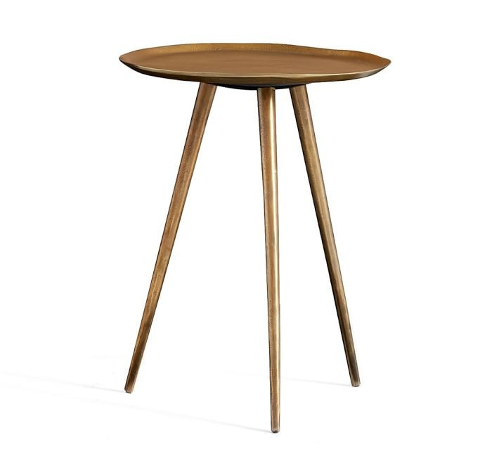 Euclid Metal End Table | Pottery Barn (US)