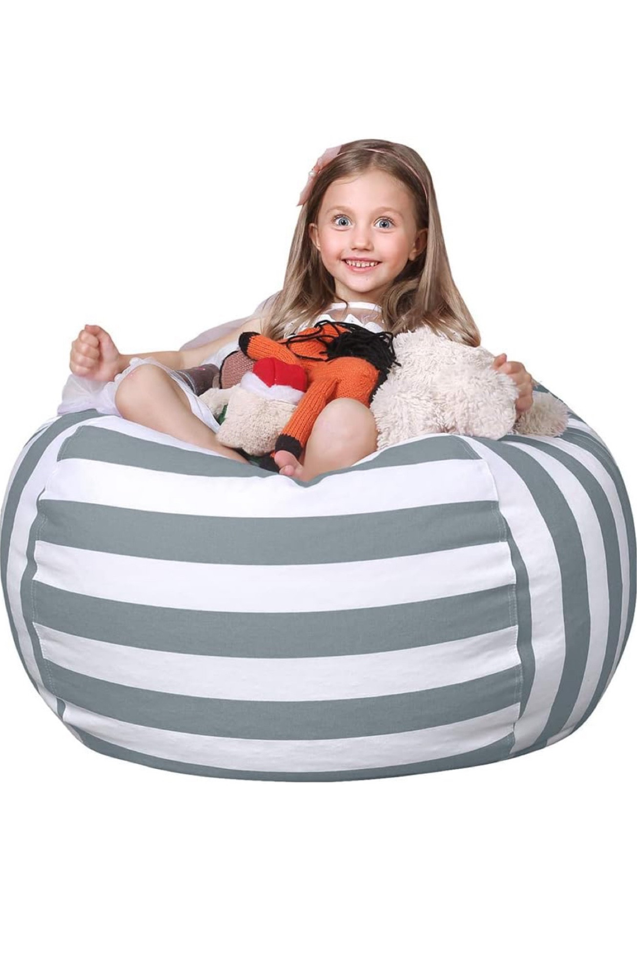 Prime day sale- Stuffed animal bean bag storage 

#amazon #storage #kids 

#LTKKids #LTKSaleAlert #LTKHome