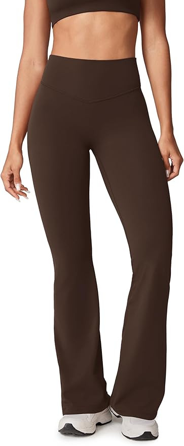 Hugcurve High Waisted Flare Leggings Bootcut | Amazon (US)