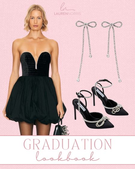 Feel classic in a little black dress like this for your graduation day! 🎓💖 

#LTKshoecrush #LTKparties