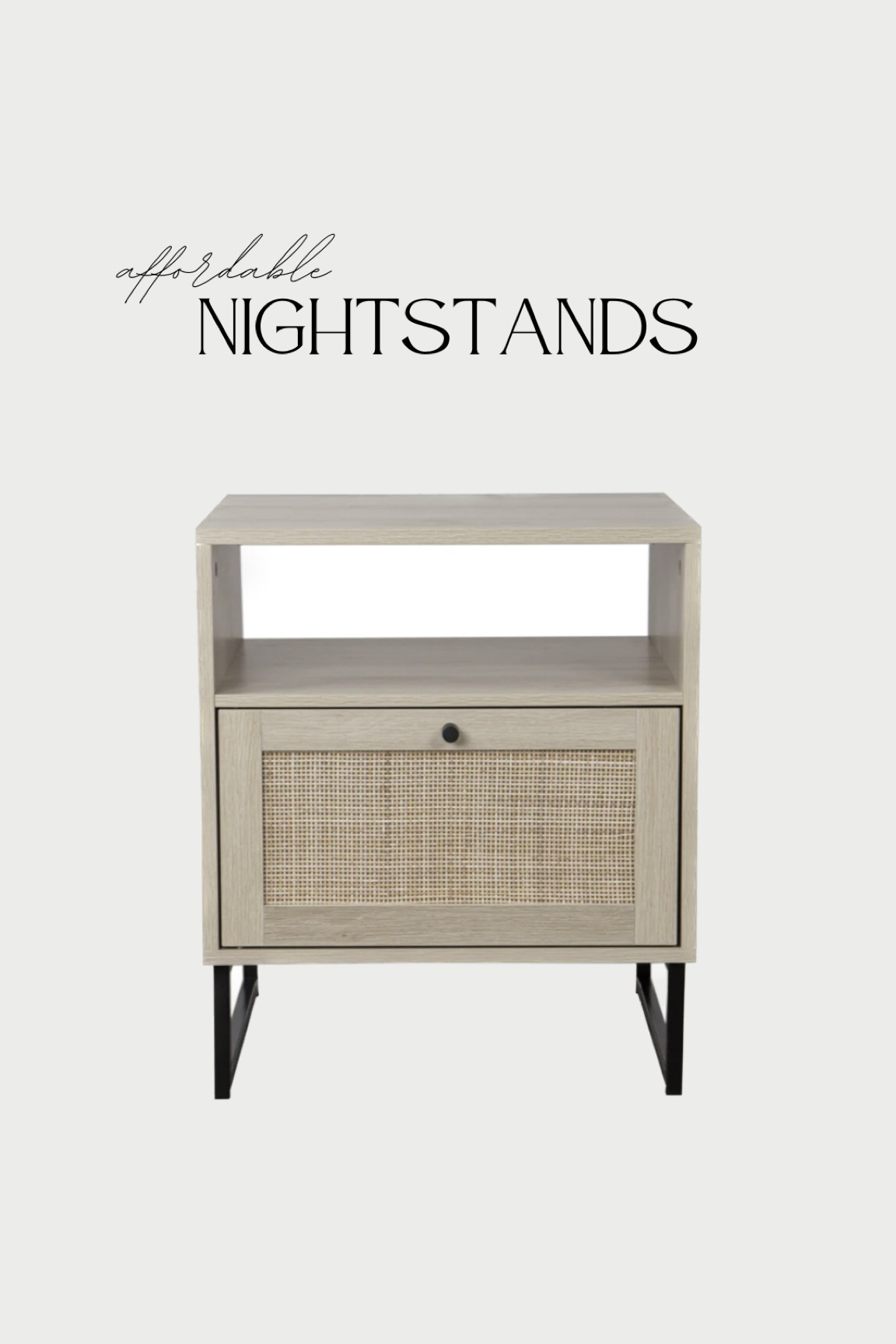 found an affordable light wood nightstand option, I love the small shelf to stack books on but still not clutter the top 

#LTKSeasonal #LTKFind #LTKhome