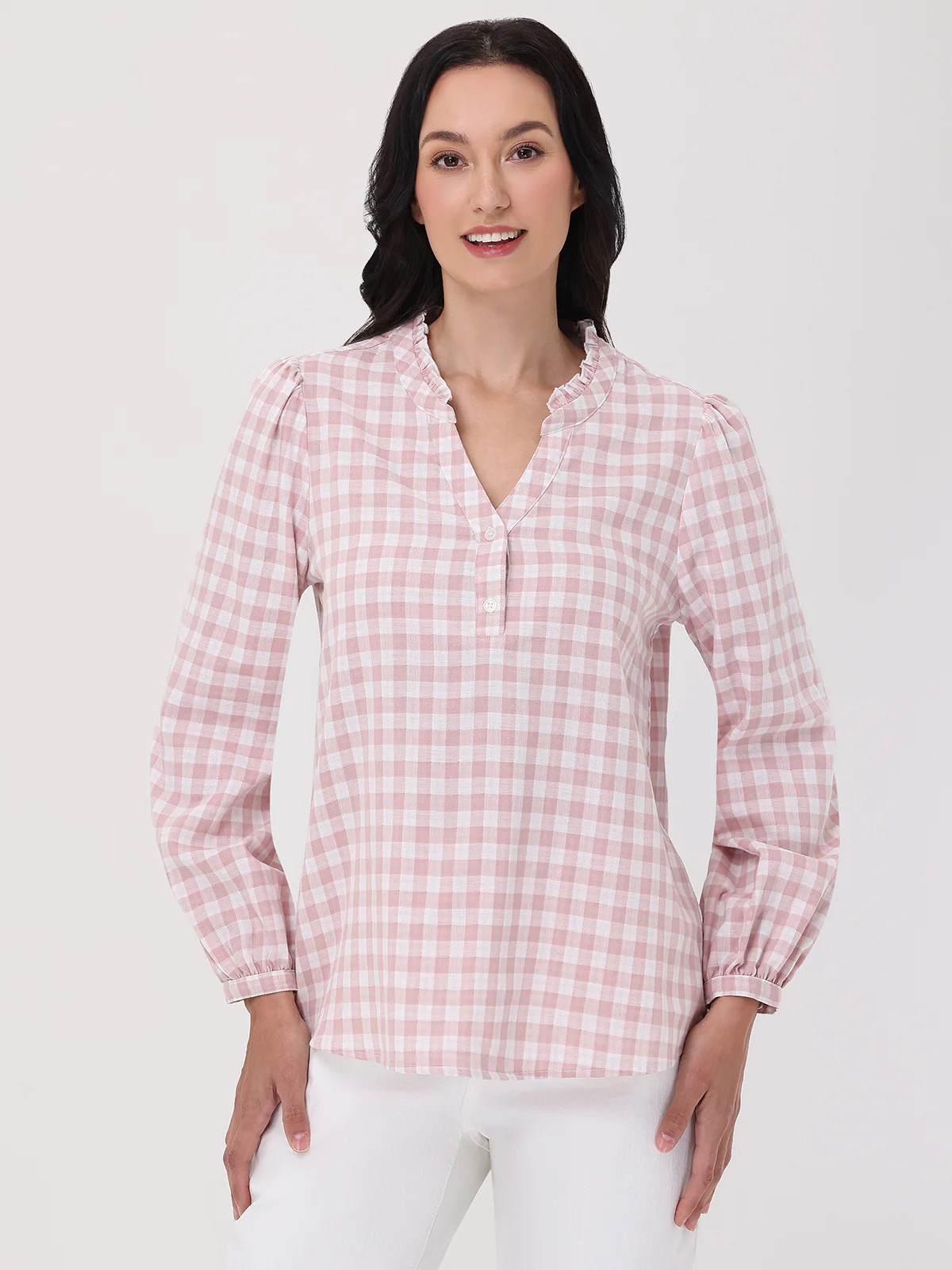 89th & Madison Plaid Popover Shirt | 89th + Madison