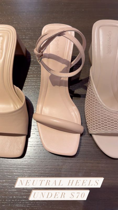 Neutral heels under $70 and so cute.
Wedding heel
Graduation dress 

#LTKFindsUnder100 #LTKShoeCrush #LTKSaleAlert
