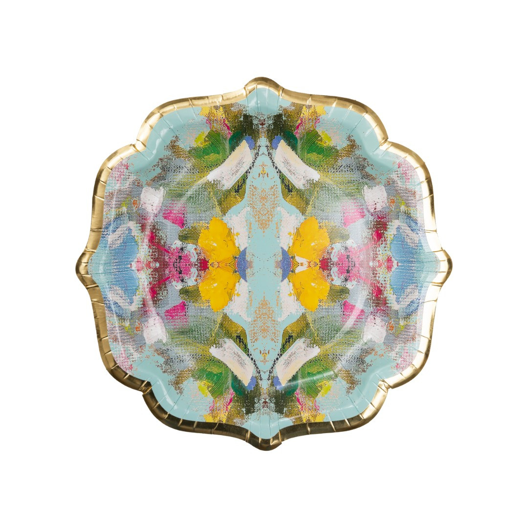 Poppy Blue Cocktail Plates | Laura Park Designs