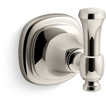 KOHLER Florez Vibrant Polished Nickel Single -Hook Wall mount Towel Hook | Lowe's