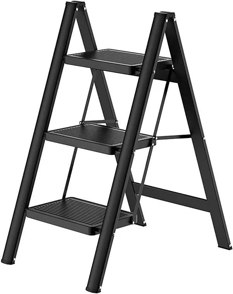 3 Step Ladder,Folding Step Stool with Wide Anti-Slip Pedal,330lbs Load Capacity,Lightweight and P... | Amazon (US)
