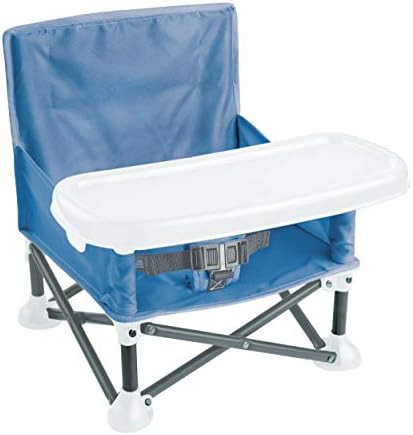 Summer Pop ‘n Sit Portable Booster Chair, Dusty Blue - Booster Seat for Indoor/Outdoor Use - Fast, E | Amazon (US)