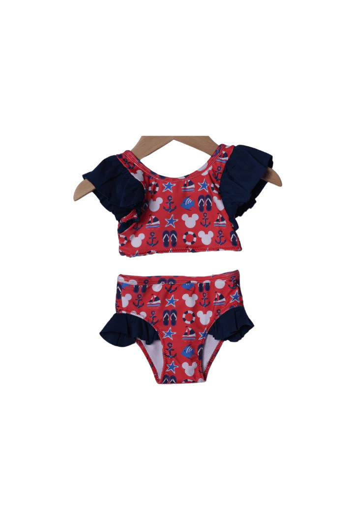 Sail Away Mouse 2 pc Swimsuit | The Smocked Flamingo