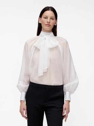 GapStudio Sheer Bow Shirt | Gap (US)