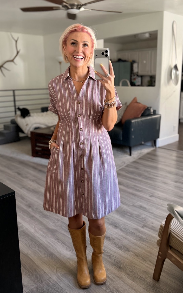 How cute is this dress from Walmart?? 

 #LTKootd