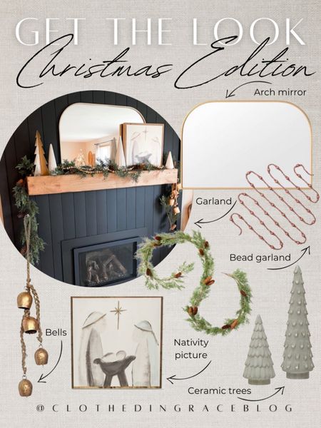 Get the look - Christmas mantle edition 

Use code BECCA15 for 15% off the nativity picture 

#LTKSeasonal #LTKHoliday