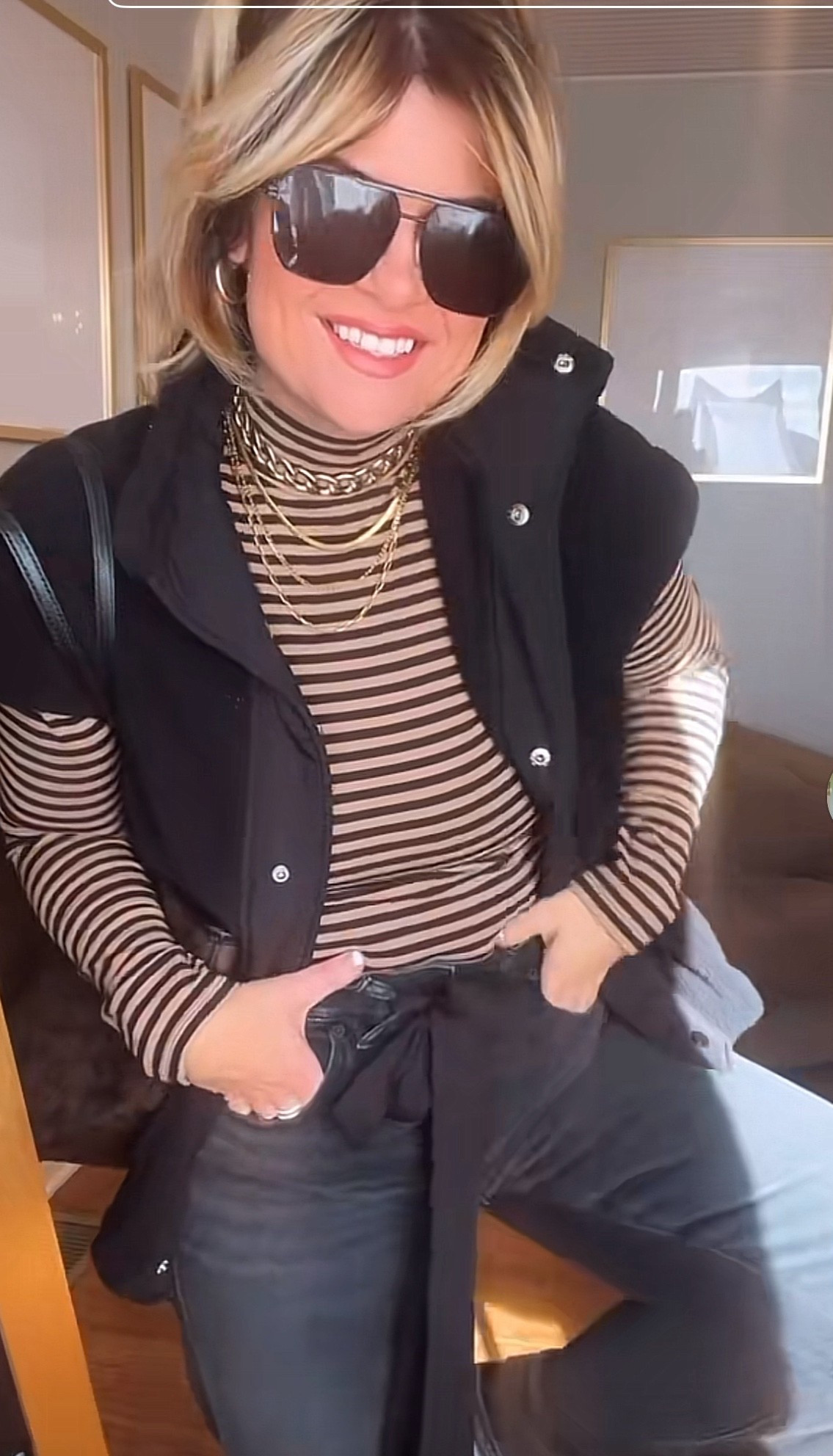 Winter outfit ideas with Brandi Sharp