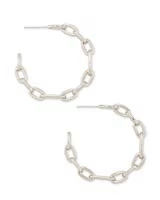 Ryder Hoop Earrings in Silver | Kendra Scott