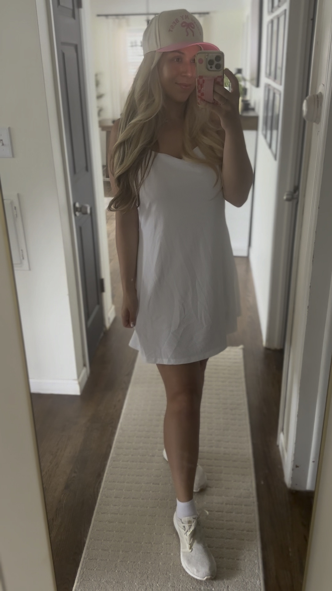 Women active dress under $20 🤍so impressed with the quality! Has the built in bra + shorts!

#LTKFitness #LTKVideo #LTKStyleTip