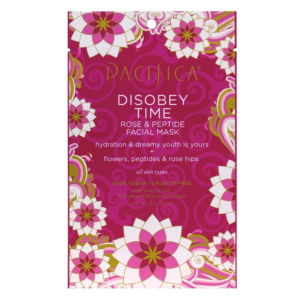 Pacifica Disobey Time Rose and Peptide Face Mask 0.67 fl oz | Target