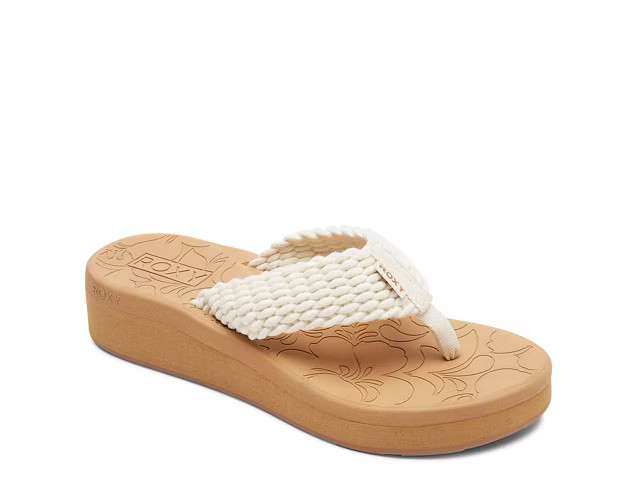 Roxy Caila Wedge Flip Flop | DSW