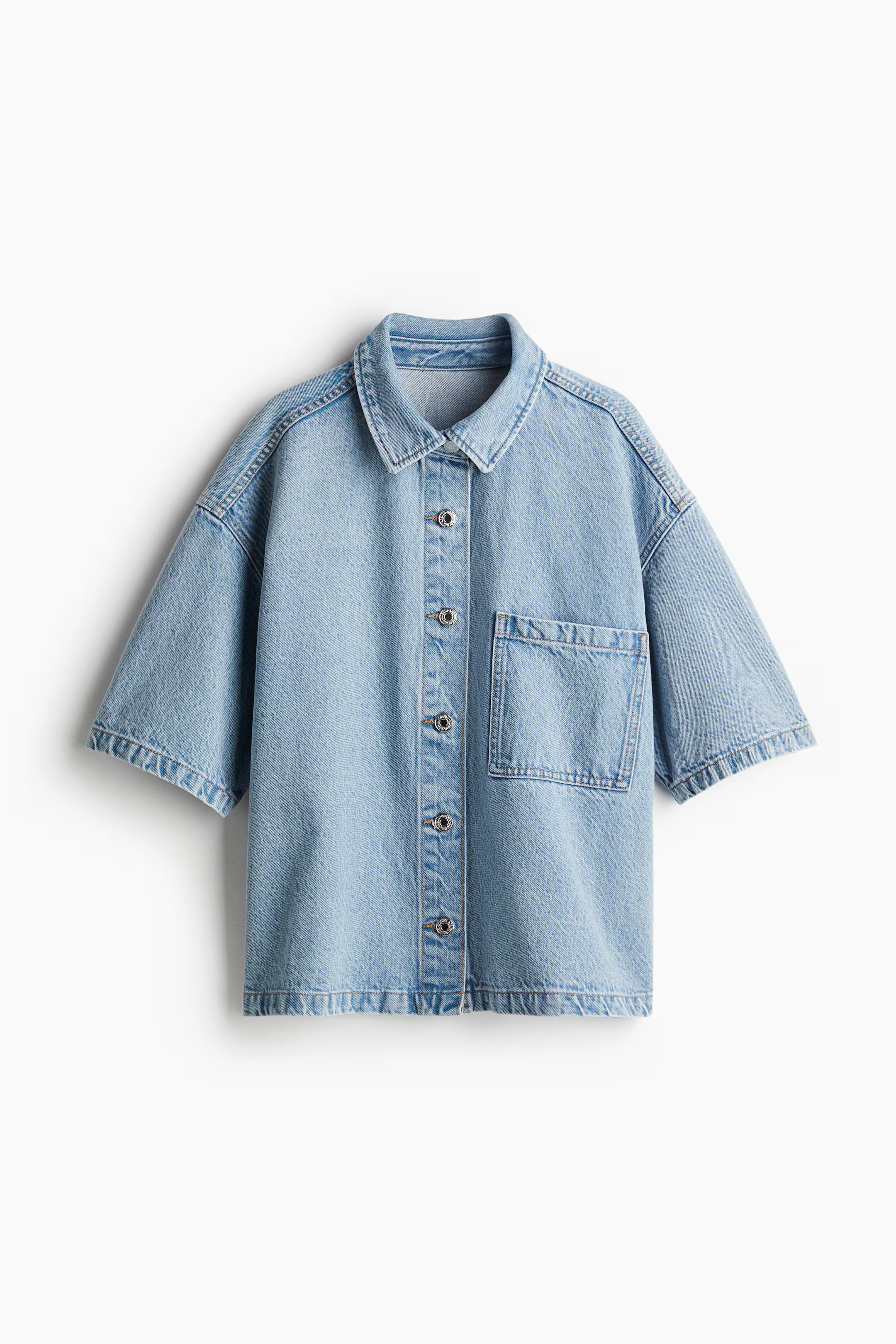 Camisa denim oversize | H&M (FR, IT, ES, PT, BE)