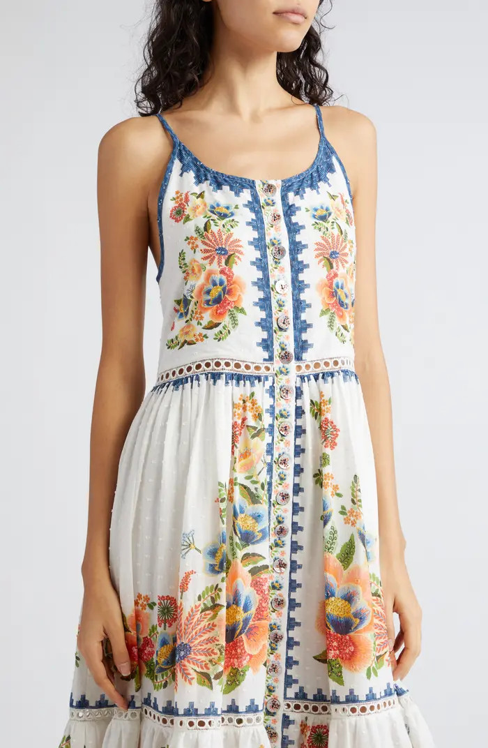 Delicate Garden A-Line Cotton Dress | Nordstrom