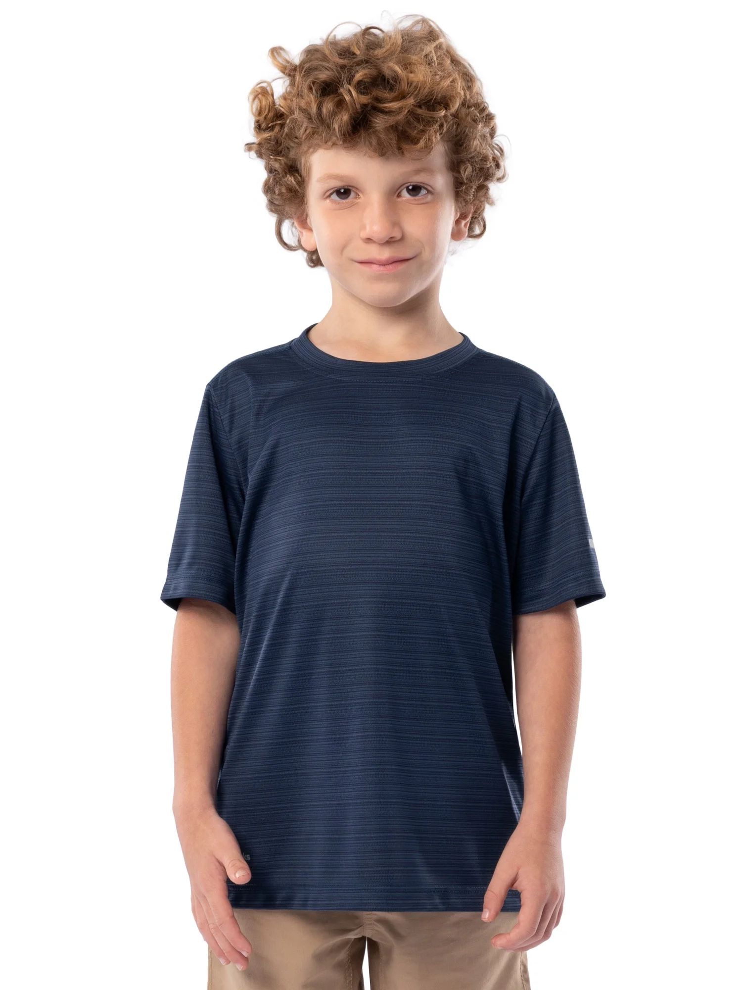 Athletic Works Boy's Short Sleeve Core Tee, Sizes 4-18 & Husky | Walmart (US)