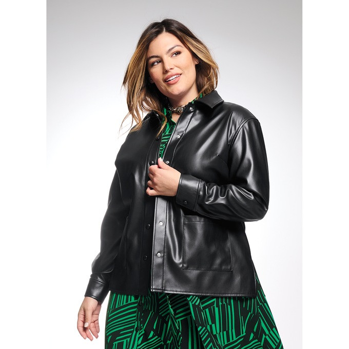 Faux Leather Jacket | monroe+main