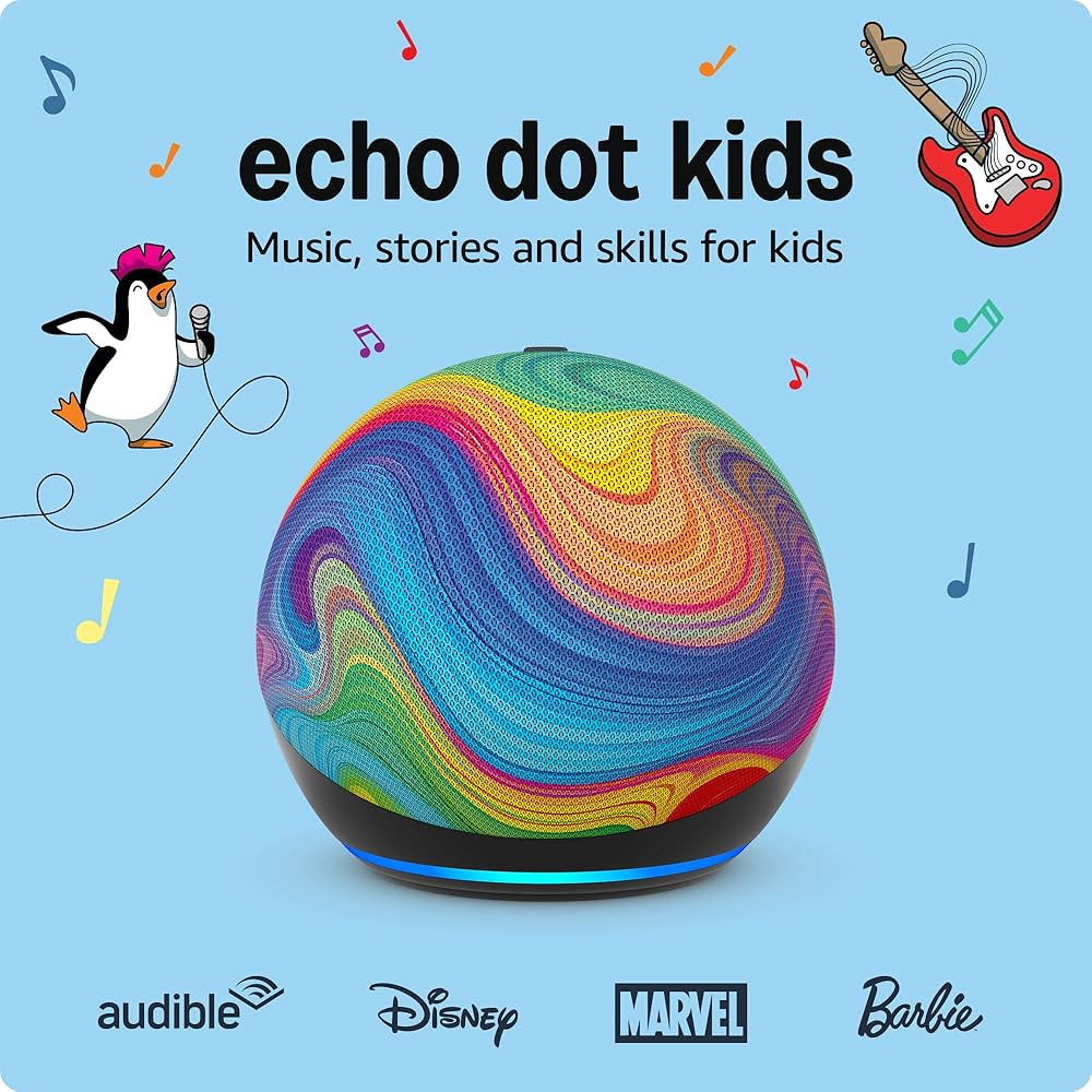 Amazon Echo Dot Kids (newest model) - Designed for kids, with Alexa+ Early Access, parental contr... | Amazon (US)