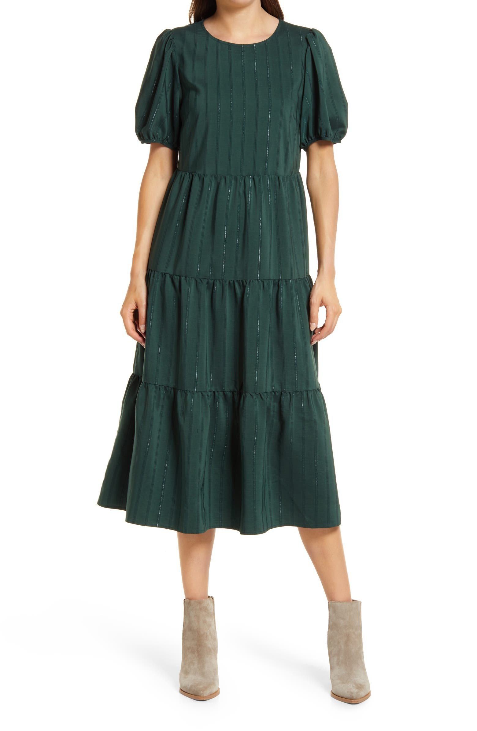 Tiered Midi Dress | Nordstrom