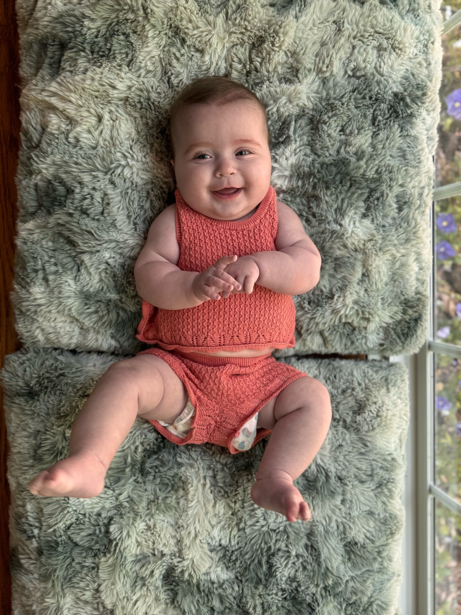 How stinkin cute is this outfit?! 
She’s in 6M size

#LTKBaby