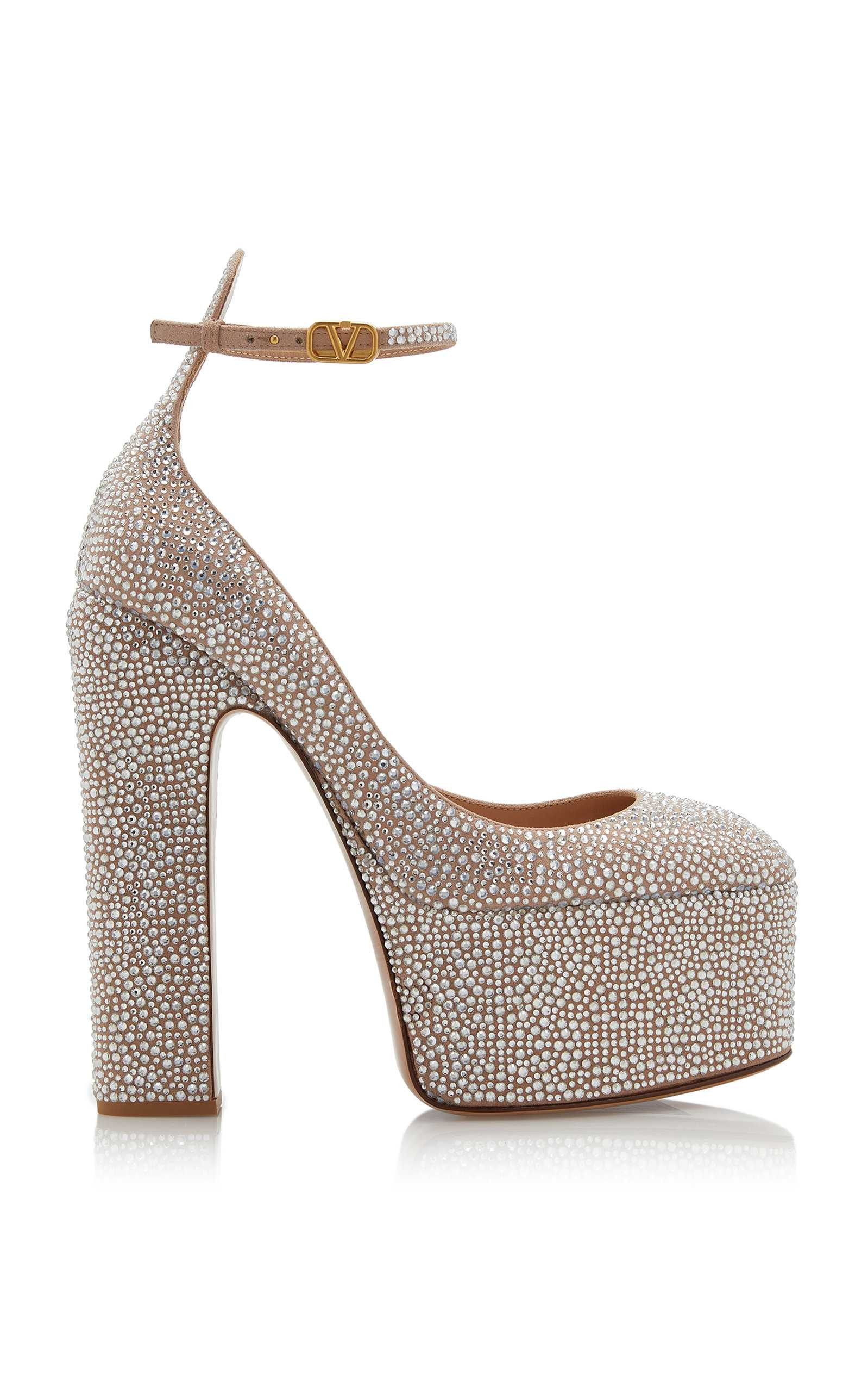 Valentino Garavani Tan-Go Crystal Pumps | Moda Operandi (Global)