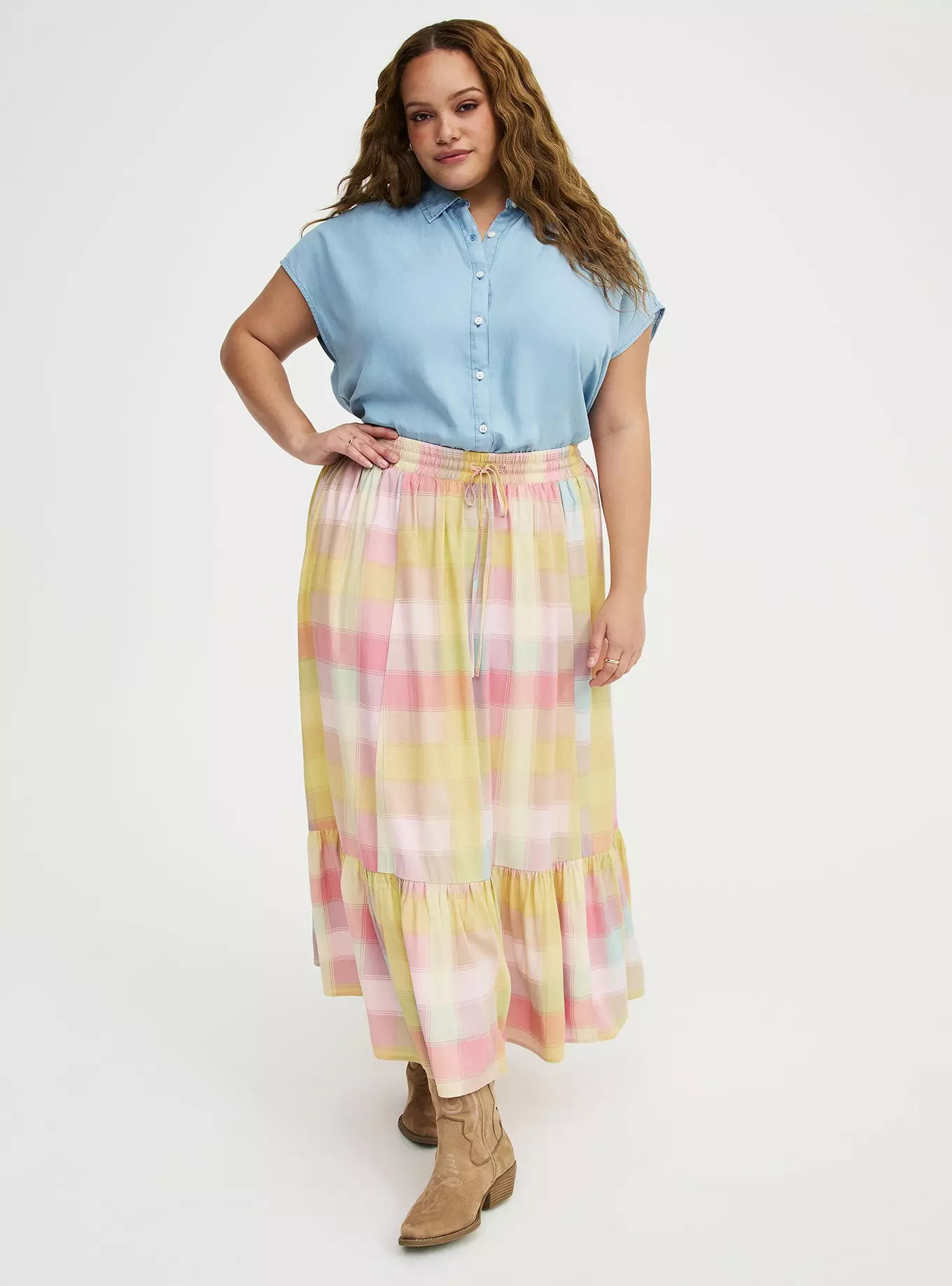 Tiered Maxi Skirt | Torrid (US & Canada)