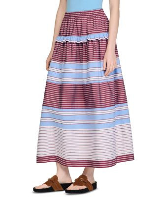 Long Striped Cotton Skirt | Bloomingdale's (US)