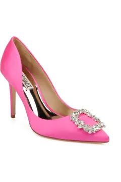 Badgley Mischka Cher Crystal Embellished Pump | Nordstrom