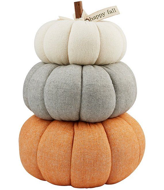 Festive Fall Collection Pumpkin Stack Decor | Dillards