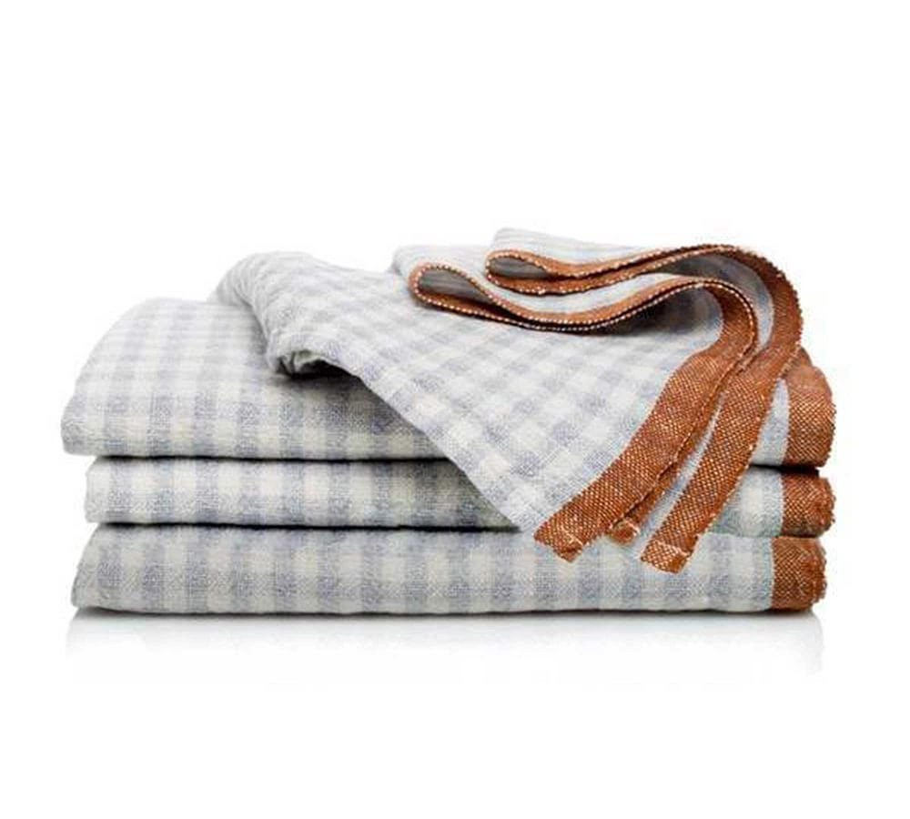 Caravan Gingham Linen Napkins - Set of 4 | Pottery Barn (US)
