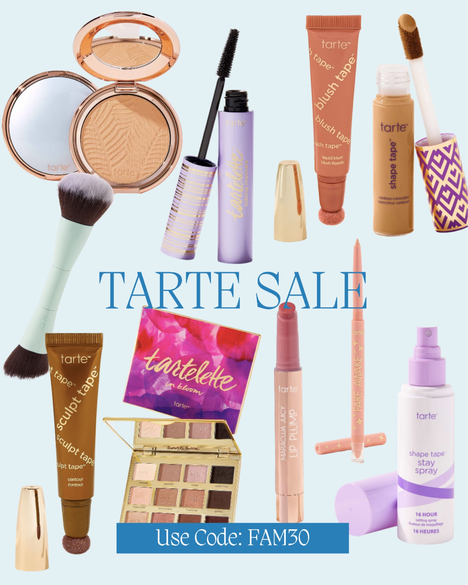 TARTE SALE!! Use code: Fam30 💕

#LTKsalealert #LTKFind #LTKbeauty