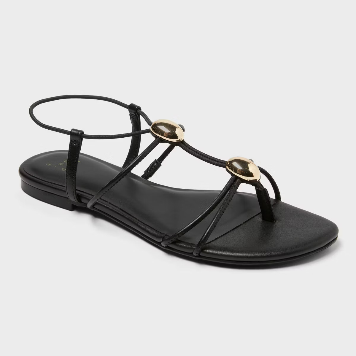 Women’s Kianna Sandals with Memory Foam Insole – A New Day™ Black | Target