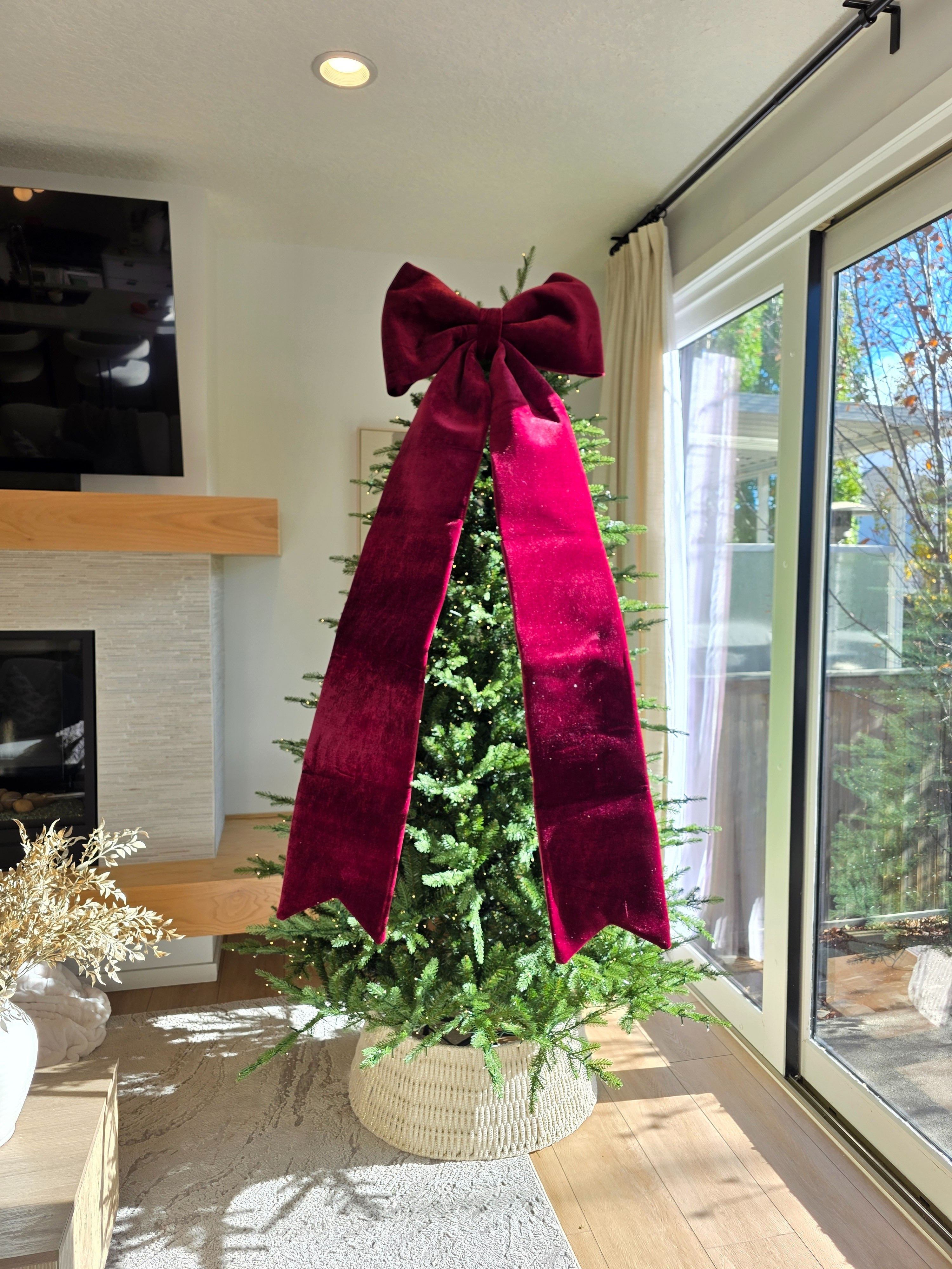 Giant Christmas bow 

#LTKSeasonal #LTKHome #LTKSaleAlert