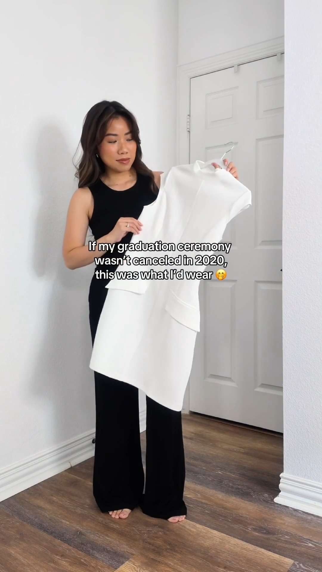 What I would have worn if my graduation back in 2020 hadn't been canceled! lol wearing size small it fits true to size 

 #LTKPetite #LTKParties #LTKFindsUnder50