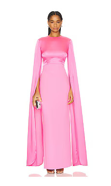 SOLACE London Adley Maxi Dress in Light Pink from Revolve.com | Revolve Clothing (Global)