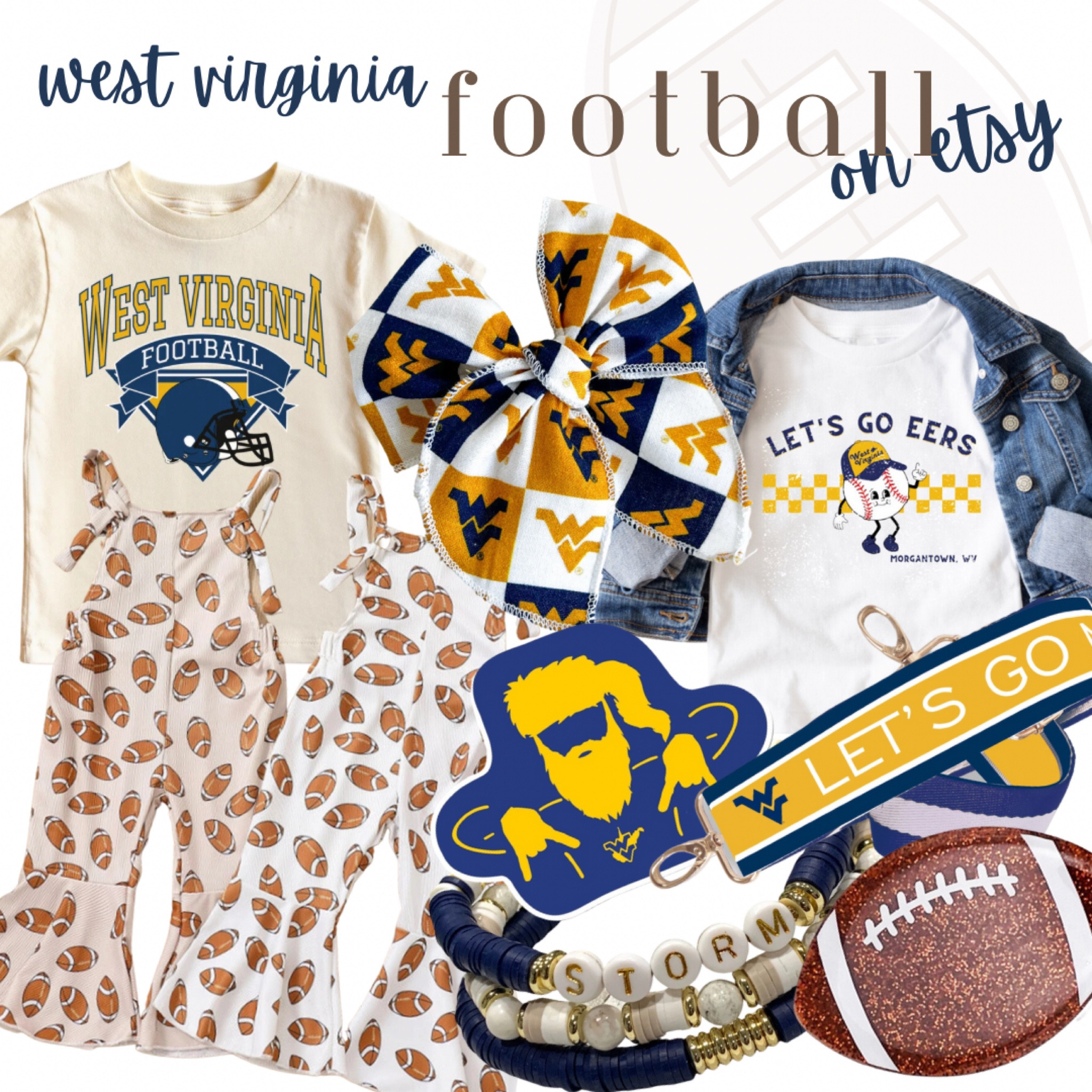 WVU football Fans 🏈🏟️ College Football on Etsy #smallshop #shopsmall #etsyfind 

#LTKBacktoSchool #LTKU #LTKFind