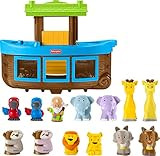 Fisher-Price Little People Toddler Toy Noah’s Ark Playset with 12 Animals & Noah Figure for Pre... | Amazon (US)