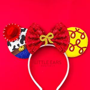 Disney Ears, Jessie Ears, Toy Story Mickey Ears, Mickey Ears, Toy Story Inspired Mickey Ears, Jessie | Etsy (US)