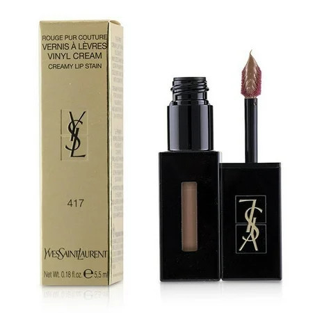 Yves Saint Laurent YSL Beauty Vinyl Cream Creamy Lip Stain 417 Beige 0.18 oz | Walmart (US)