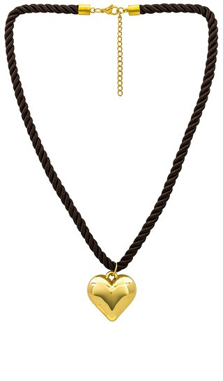 Veronica Rope Necklace in Brown | Revolve Clothing (Global)