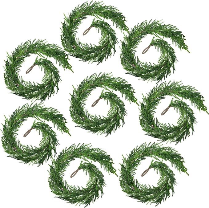 Christmas Real Touch Norfolk Pine Garland Artificial Pine Greenery Garlands Faux Christmas Norfol... | Amazon (US)