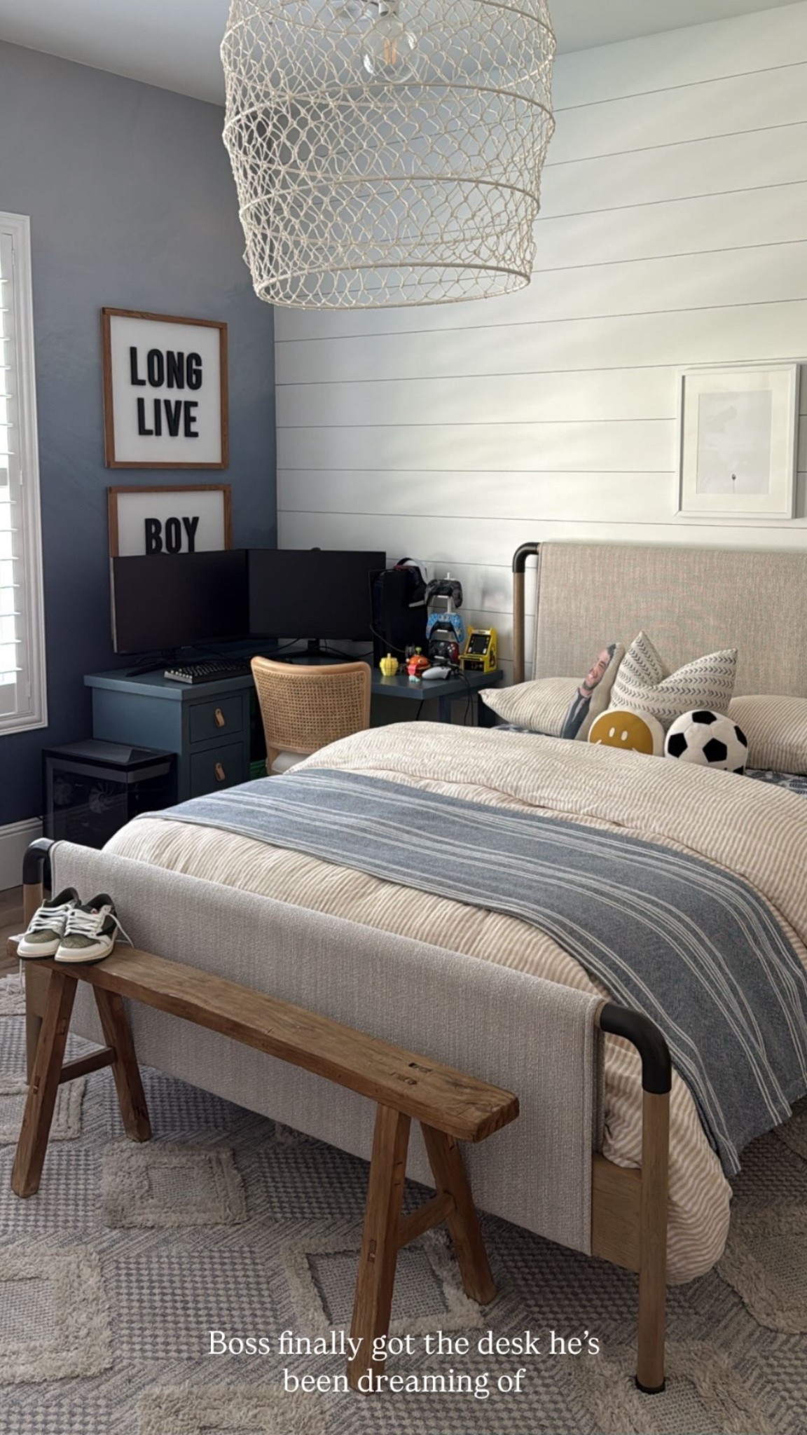 Boston finally got his dream gaming desk!! It was custom made!

#LTKHome #LTKKids #LTKFamily