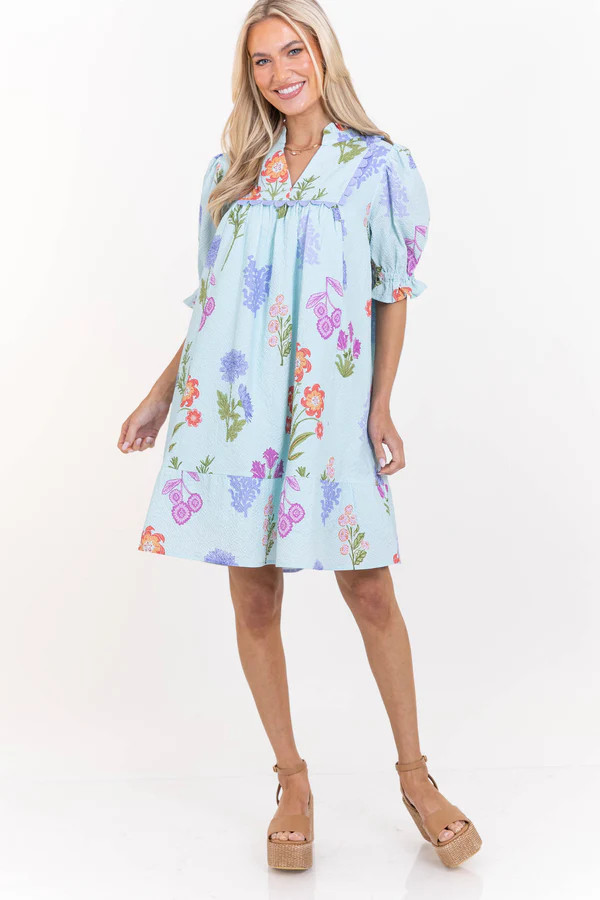 The Quick Change Mint Floral Dress | The Mint Julep Boutique